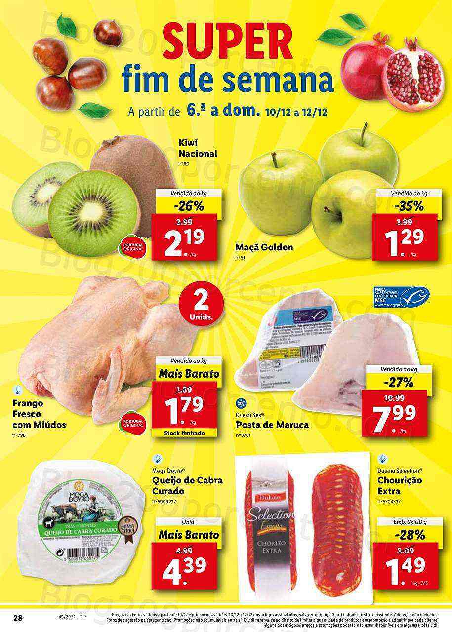 Antevisão Folheto Lidl 6 a 12 dezembro