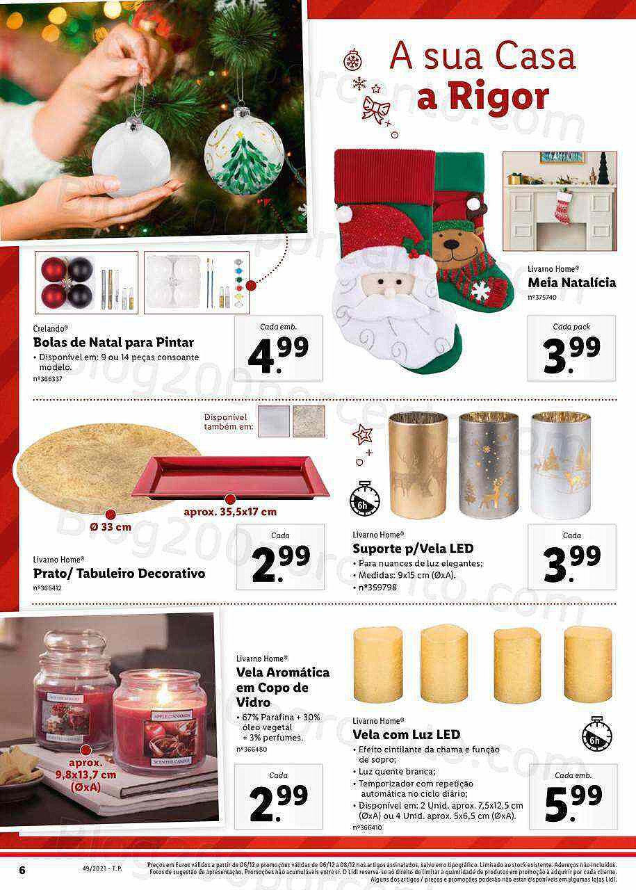 Antevisão Folheto Lidl 6 a 12 dezembro