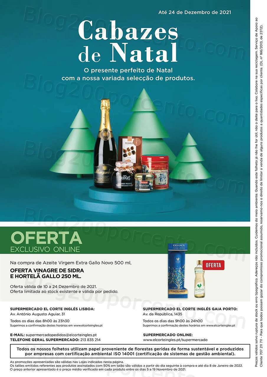 Folheto El Corte Inglés Natal