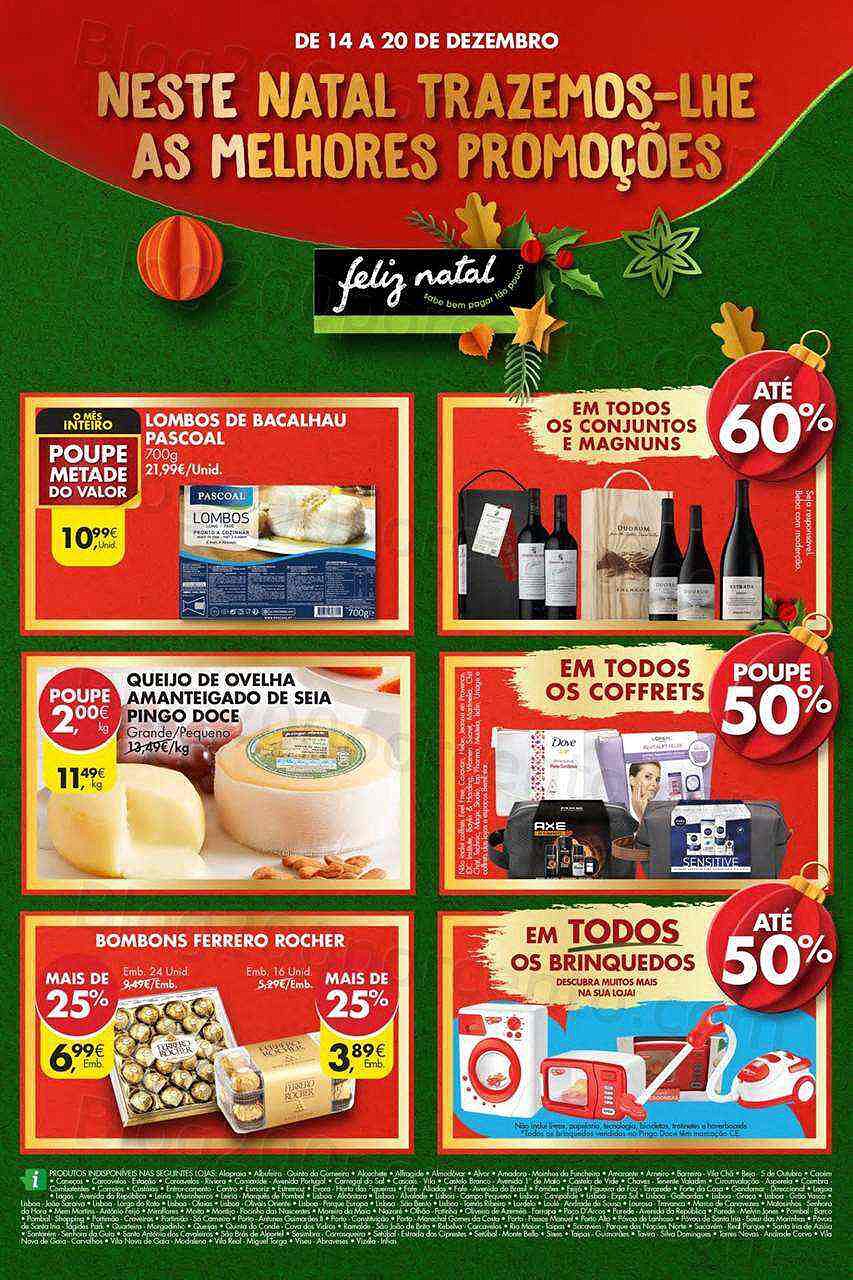 Antevisão Folheto PINGO DOCE Promoções de 14 a 20 dezembro