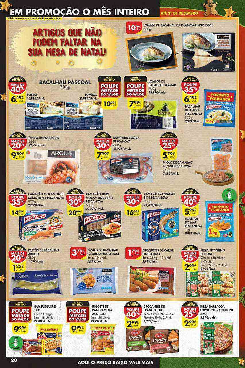 Antevisão Folheto PINGO DOCE Promoções de 21 a 27 dezembro