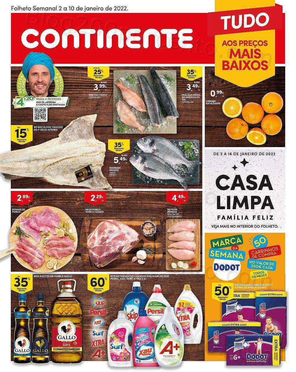 Antevisão Folheto CONTINENTE Madeira Promoções de 2 a 10 janeiro