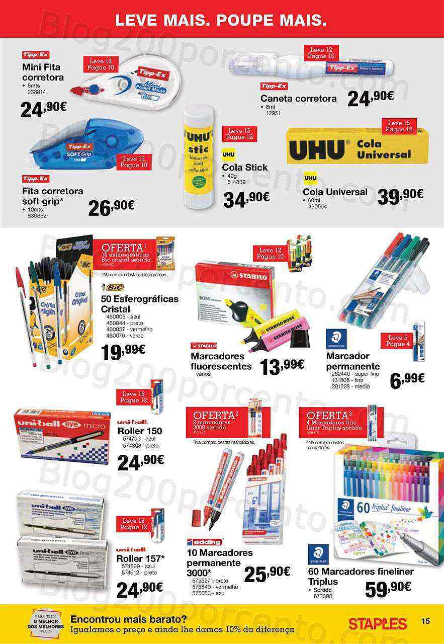 Staples 27 dezembro a 12 janeiro