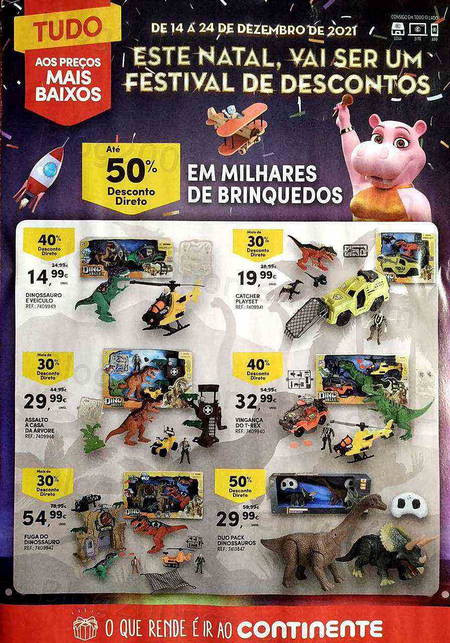 Antevisão Folheto CONTINENTE Brinquedos Natal  14 a 24 dezembro