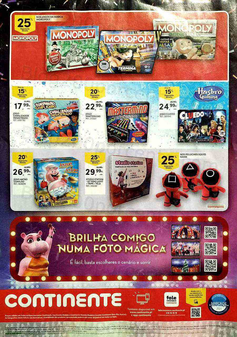 Antevisão Folheto CONTINENTE Brinquedos Natal  14 a 24 dezembro