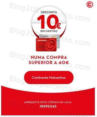 Cupões Continente