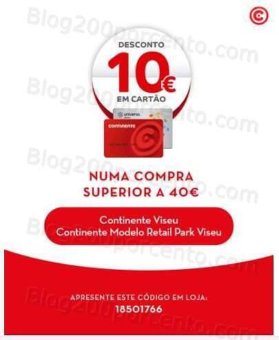 Cupões Continente