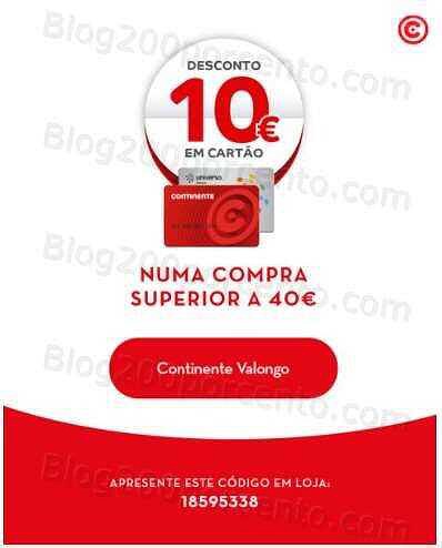Cupões Continente