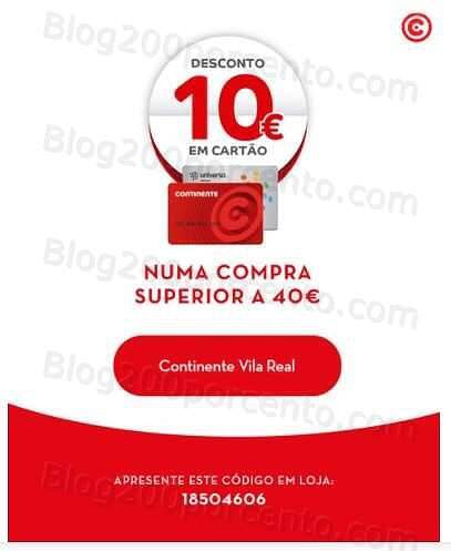 Cupões Continente