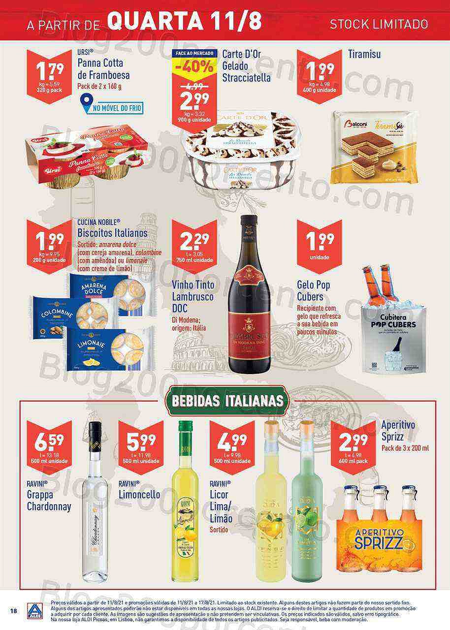 Antevisão Folheto ALDI 11 a 17 agosto