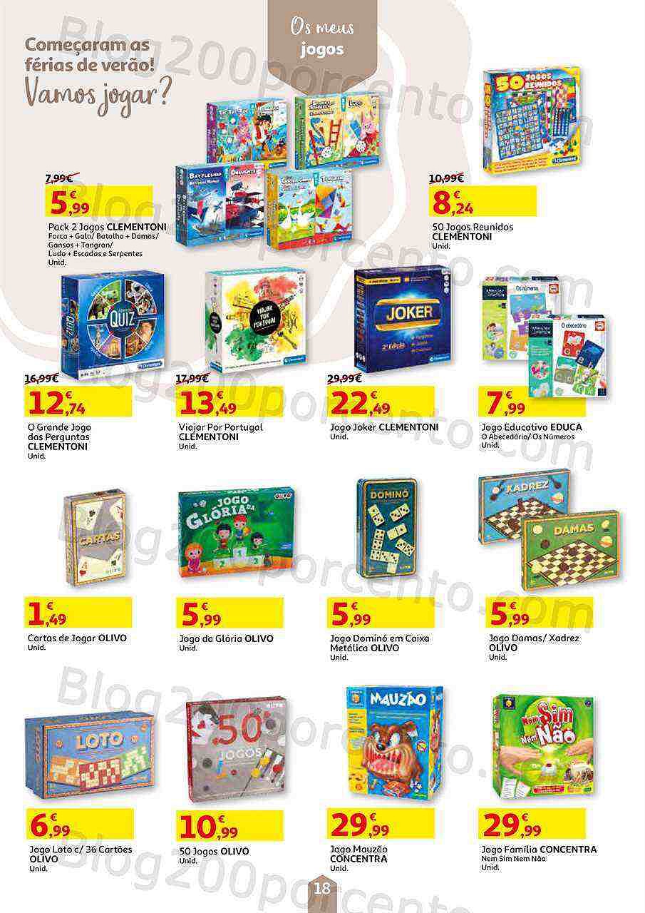 Antevisão Folheto AUCHAN 22 julho a 3 agosto