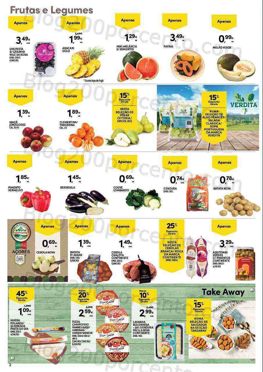 Continente Açores 29 julho a 11 agosto