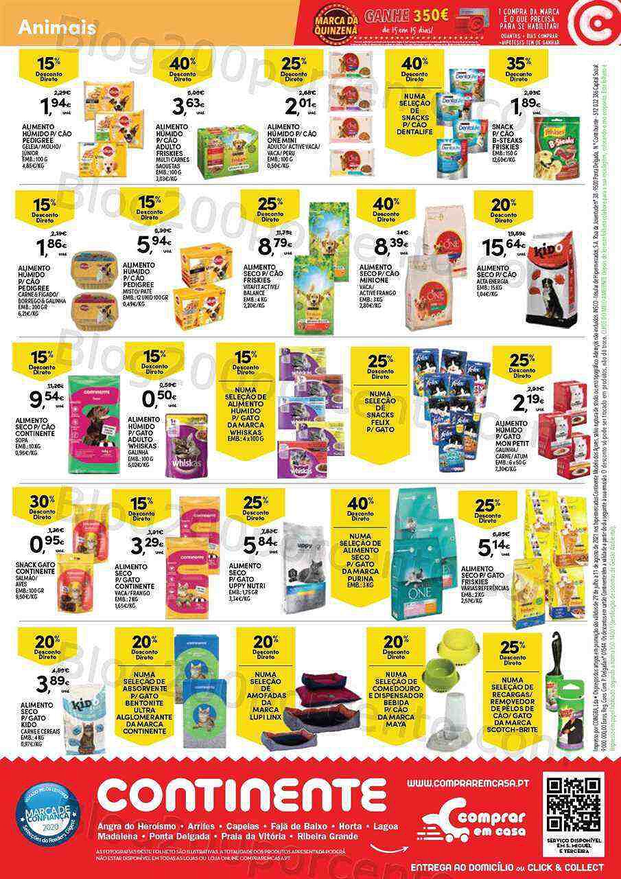 Continente Açores 29 julho a 11 agosto