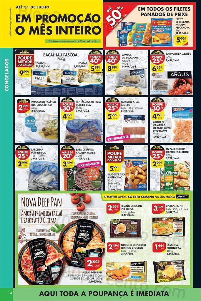 Antevisão Folheto PINGO DOCE Madeira Promoções de 13 a 19 julho