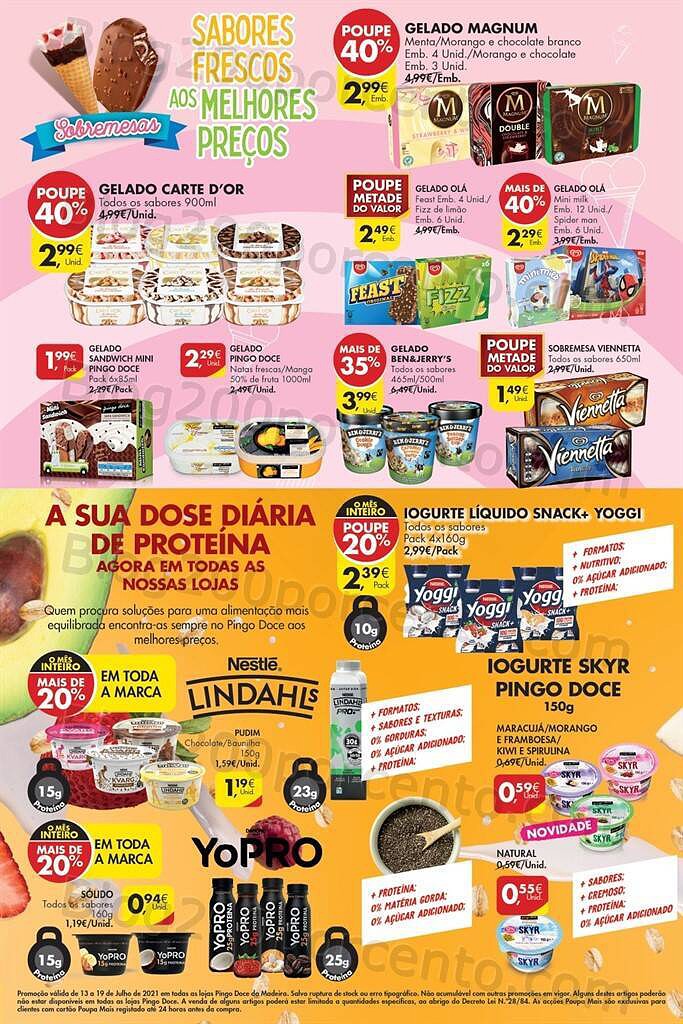 Antevisão Folheto PINGO DOCE Madeira Promoções de 13 a 19 julho