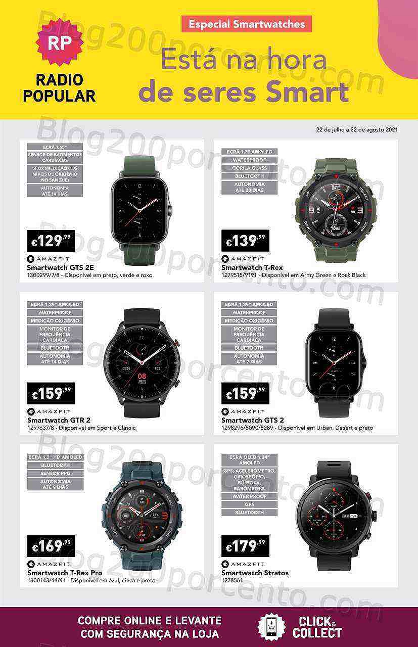 Especial Smart Watches Radio Popular