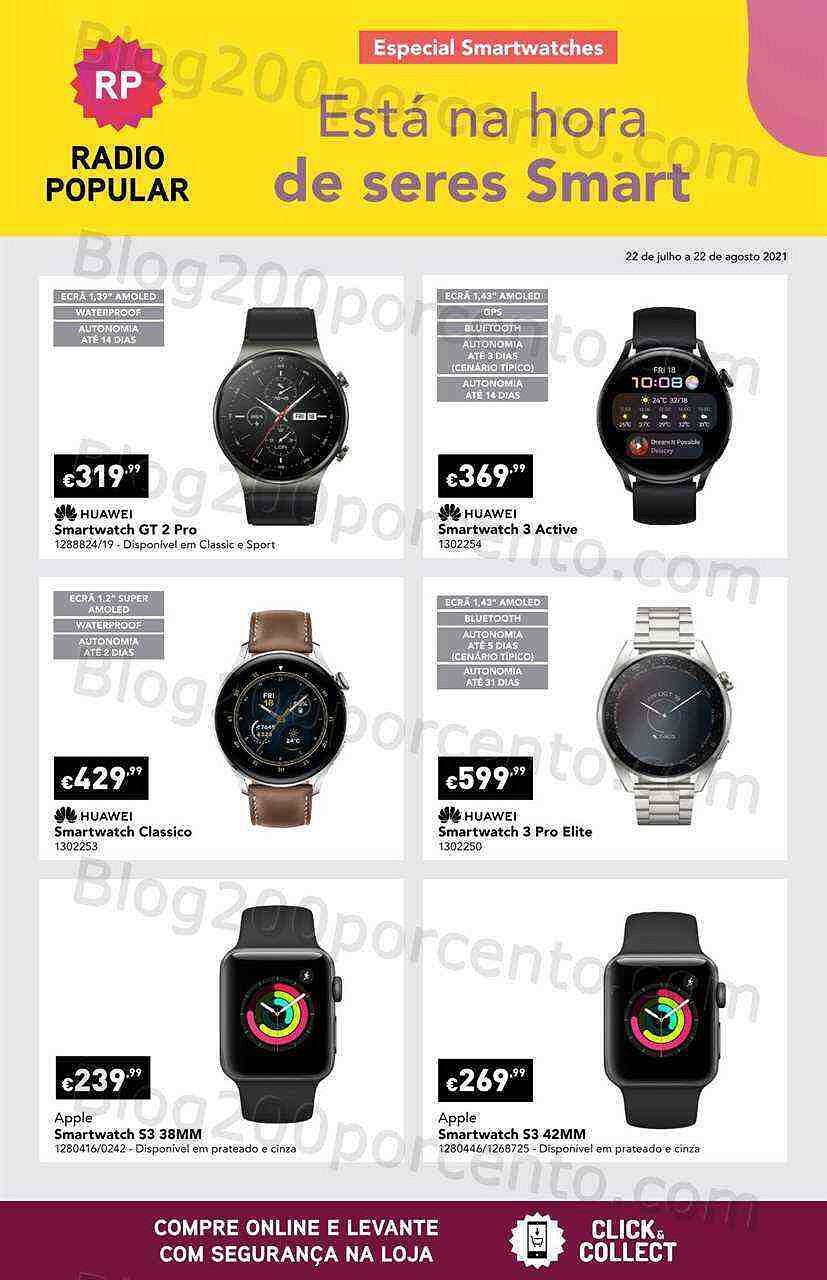 Especial Smart Watches Radio Popular