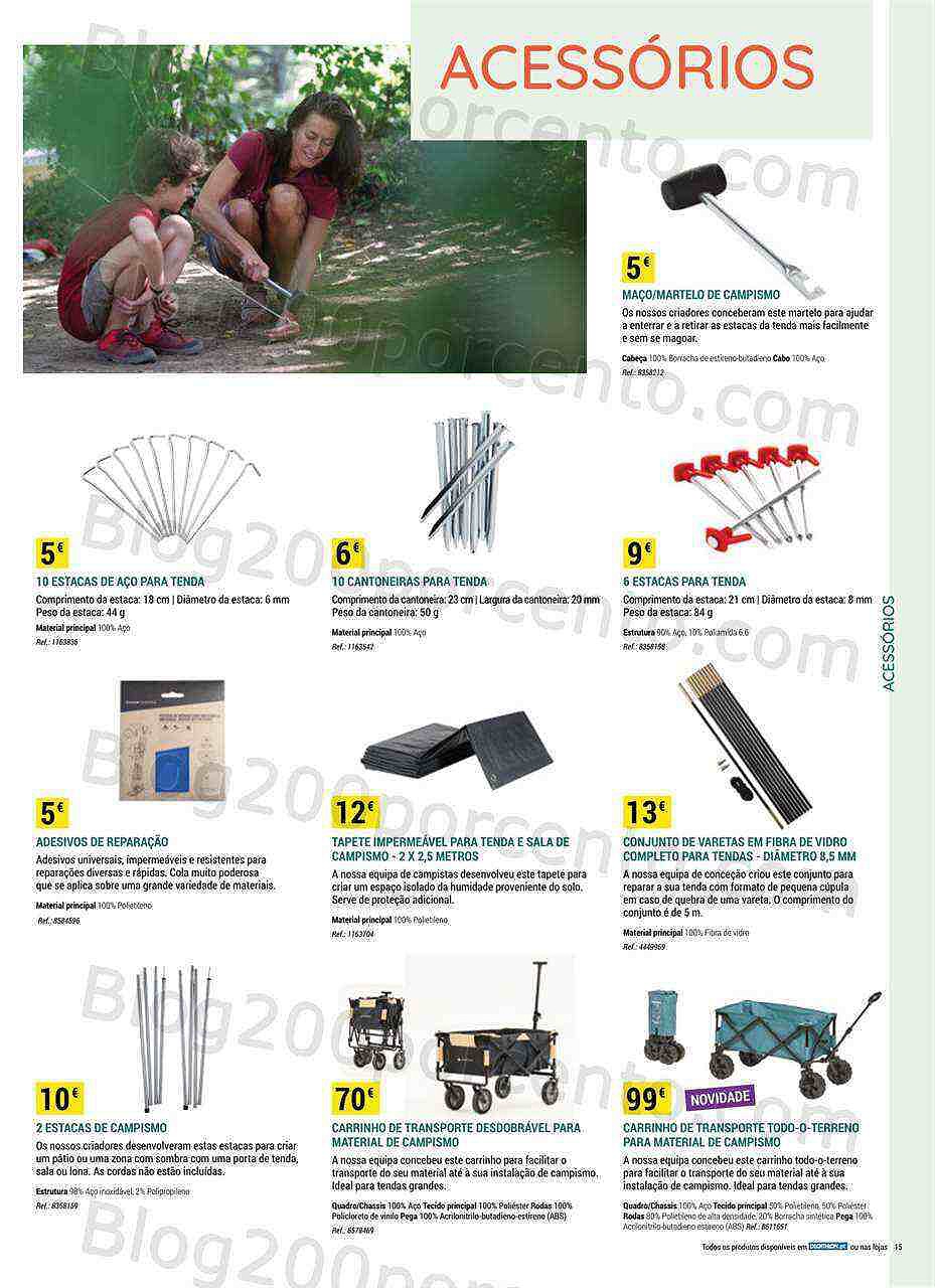 Antevisão Folheto Decathlon Campismo