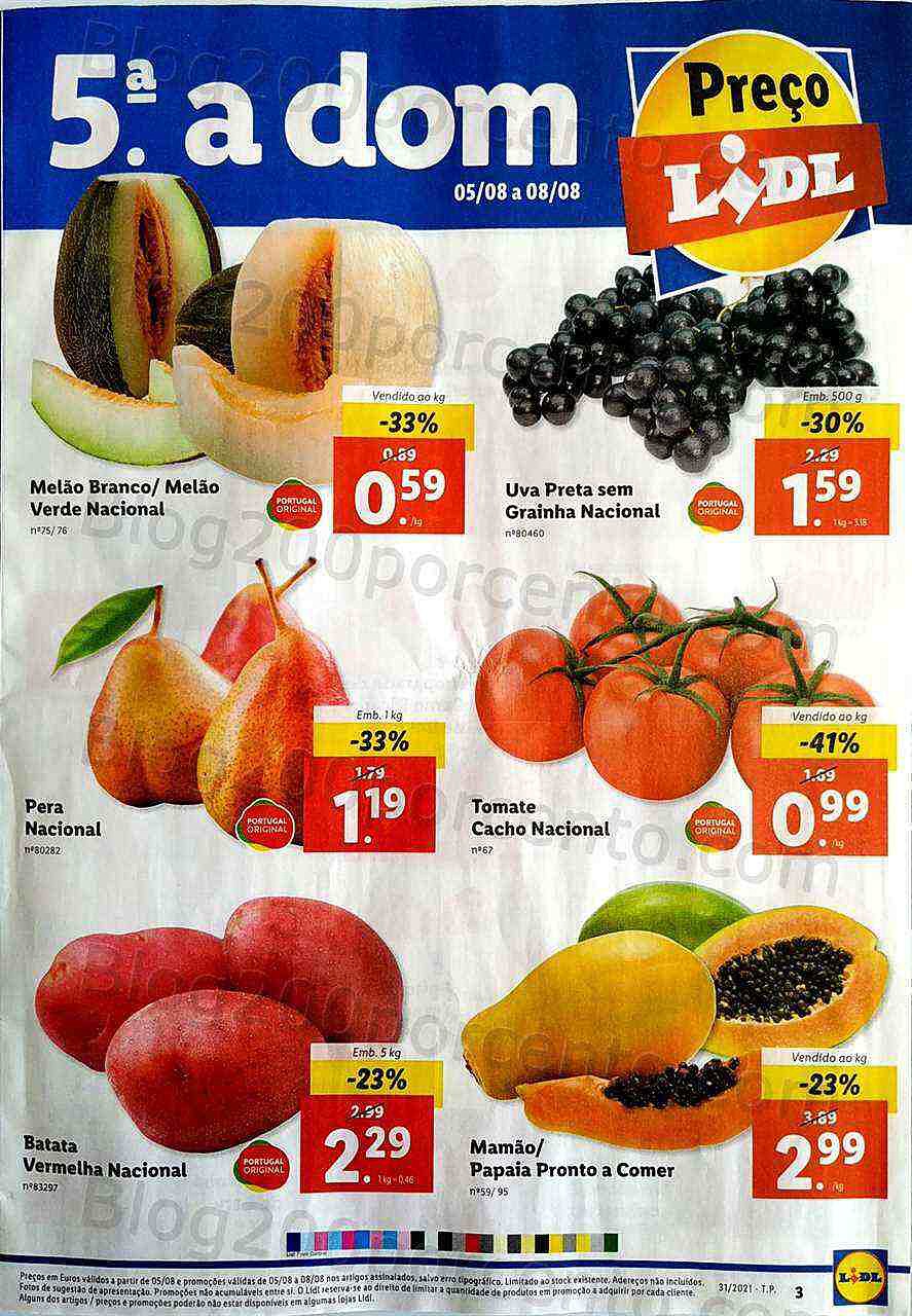 Antevisão Folheto LIDL Promoções de 2 a 8 agosto