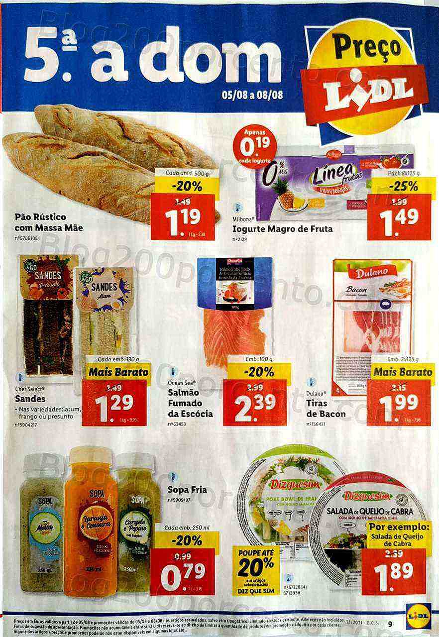 Antevisão Folheto LIDL Promoções de 2 a 8 agosto