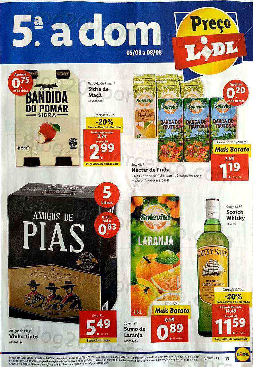 Antevisão Folheto LIDL Promoções de 2 a 8 agosto