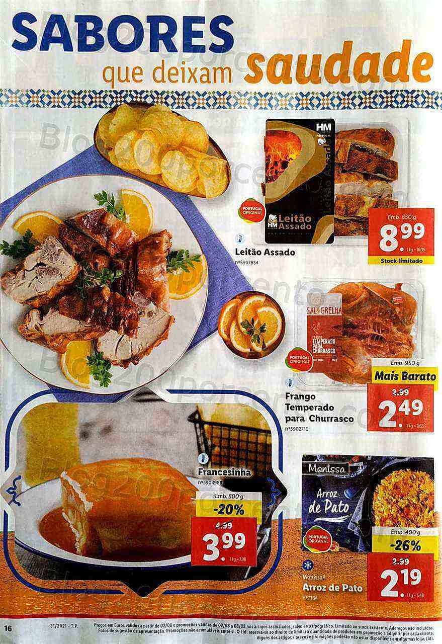 Antevisão Folheto LIDL Promoções de 2 a 8 agosto