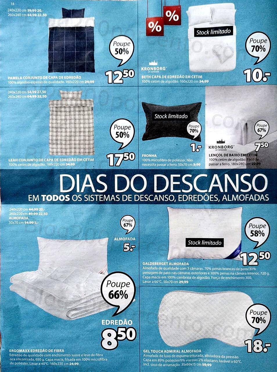 Antevisão Folheto JYSK Promoções de 8 a 21 julho