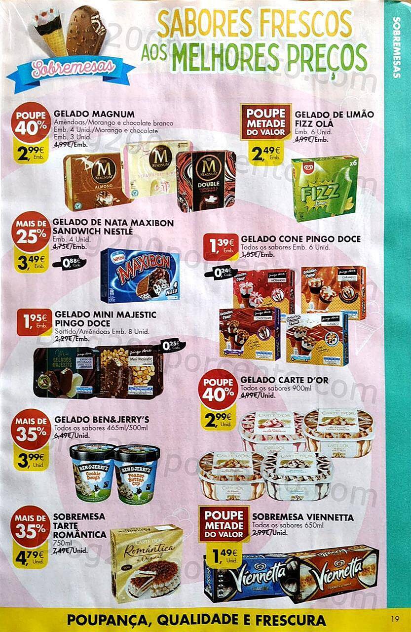 Antevisão Folheto PINGO DOCE Promoções de 13 a 19 julho