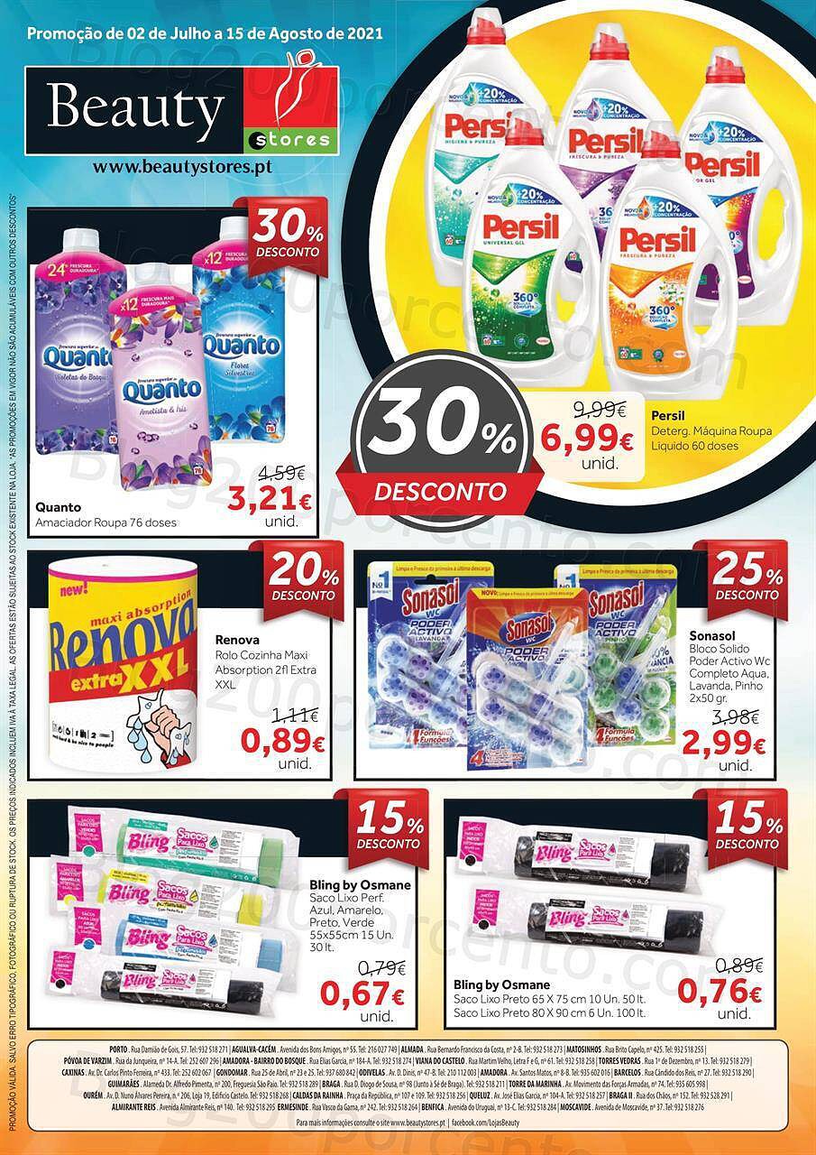 Folheto Beauty Stores