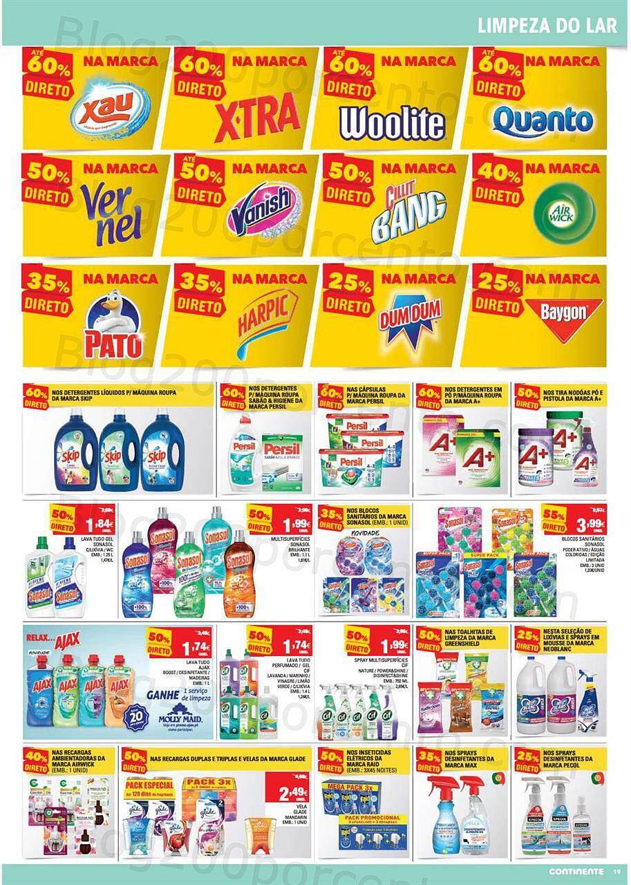 Antevisão Folheto CONTINENTE Hiper Modelo 13 a 19 julho