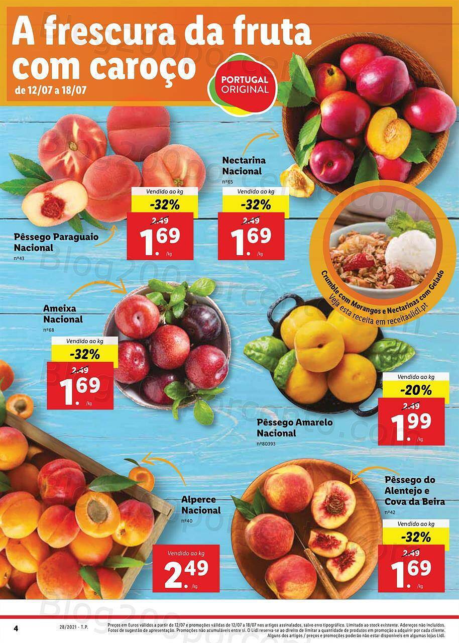 Antevisão Foheto LIDL 12 a 18 julho