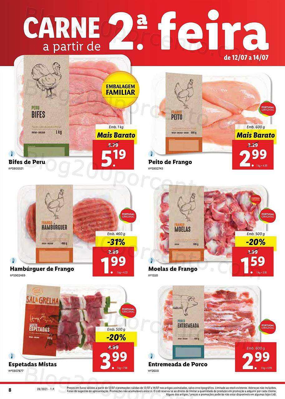 Antevisão Foheto LIDL 12 a 18 julho