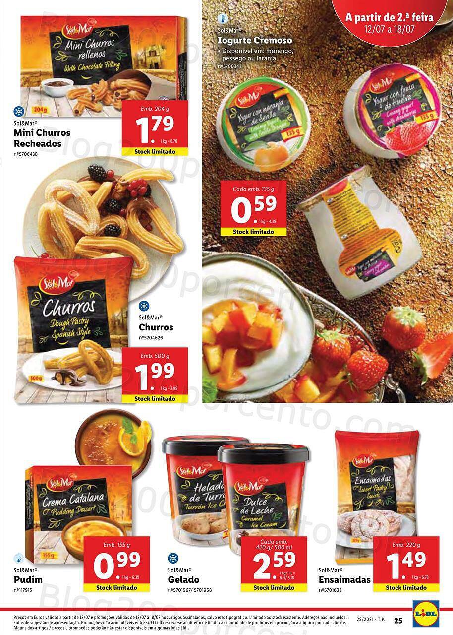 Antevisão Foheto LIDL 12 a 18 julho