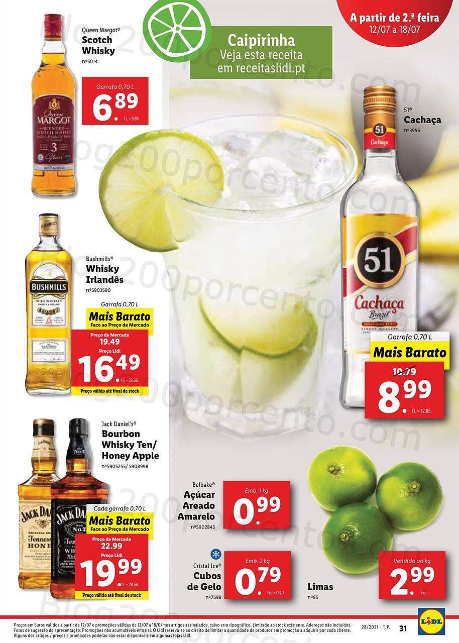 Antevisão Foheto LIDL 12 a 18 julho