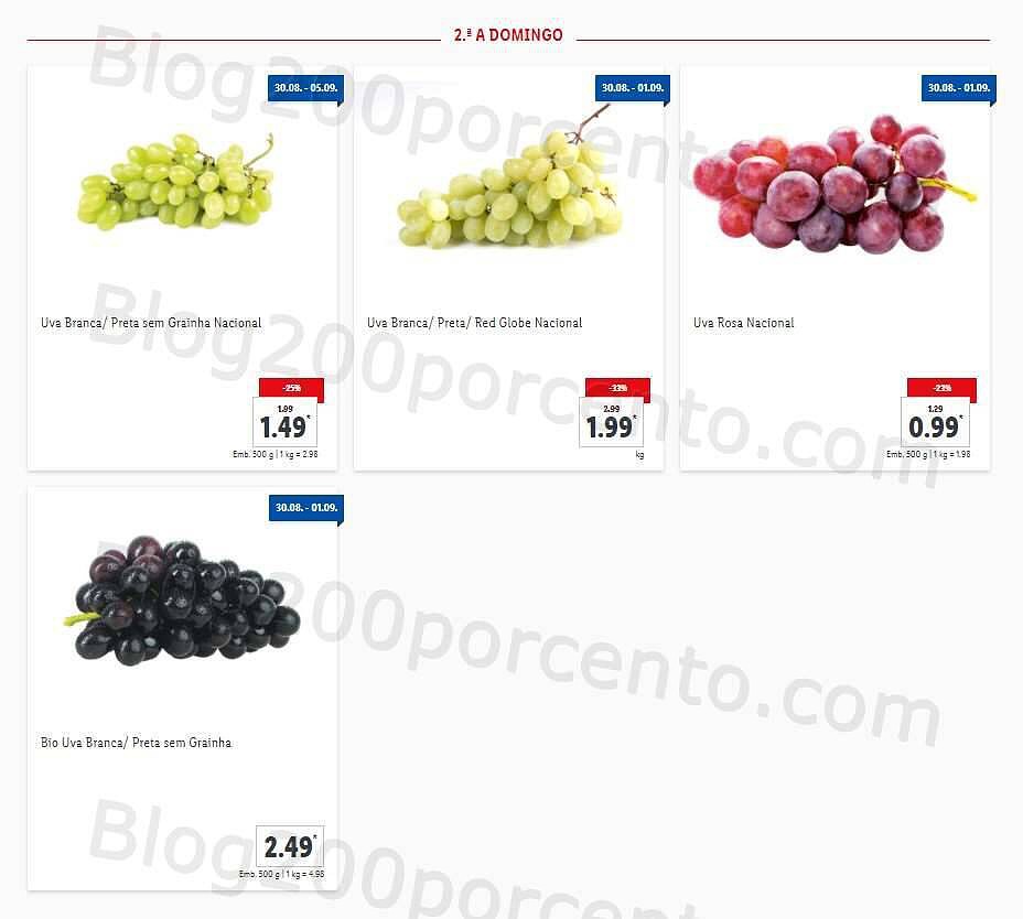 Folheto LIDL 30 agosto a 5 setembro