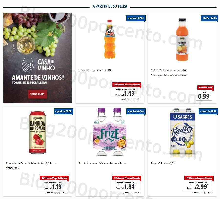 Folheto LIDL 30 agosto a 5 setembro