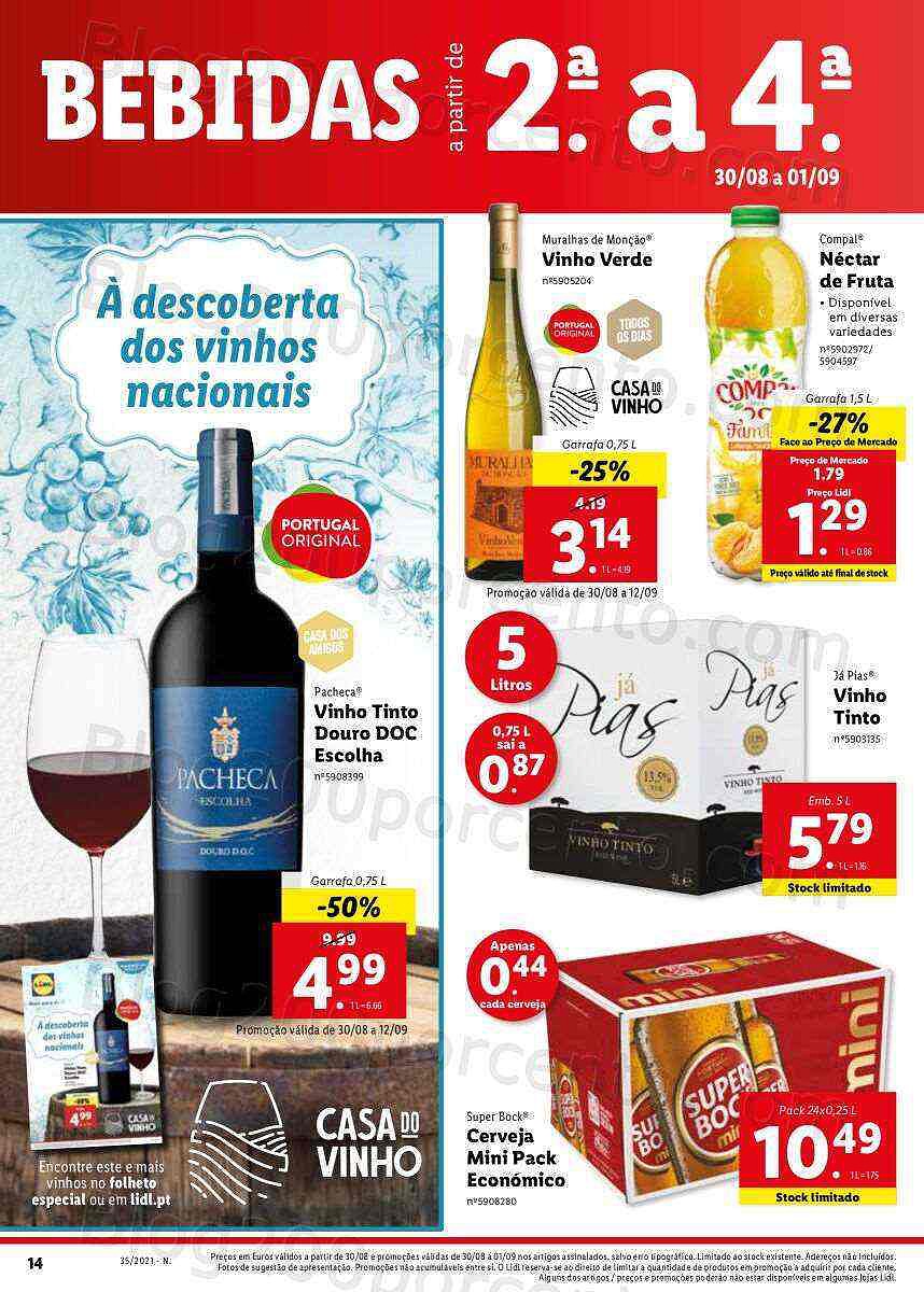 Antevisão Folheto LIDL 30 agosto a 5 setembro