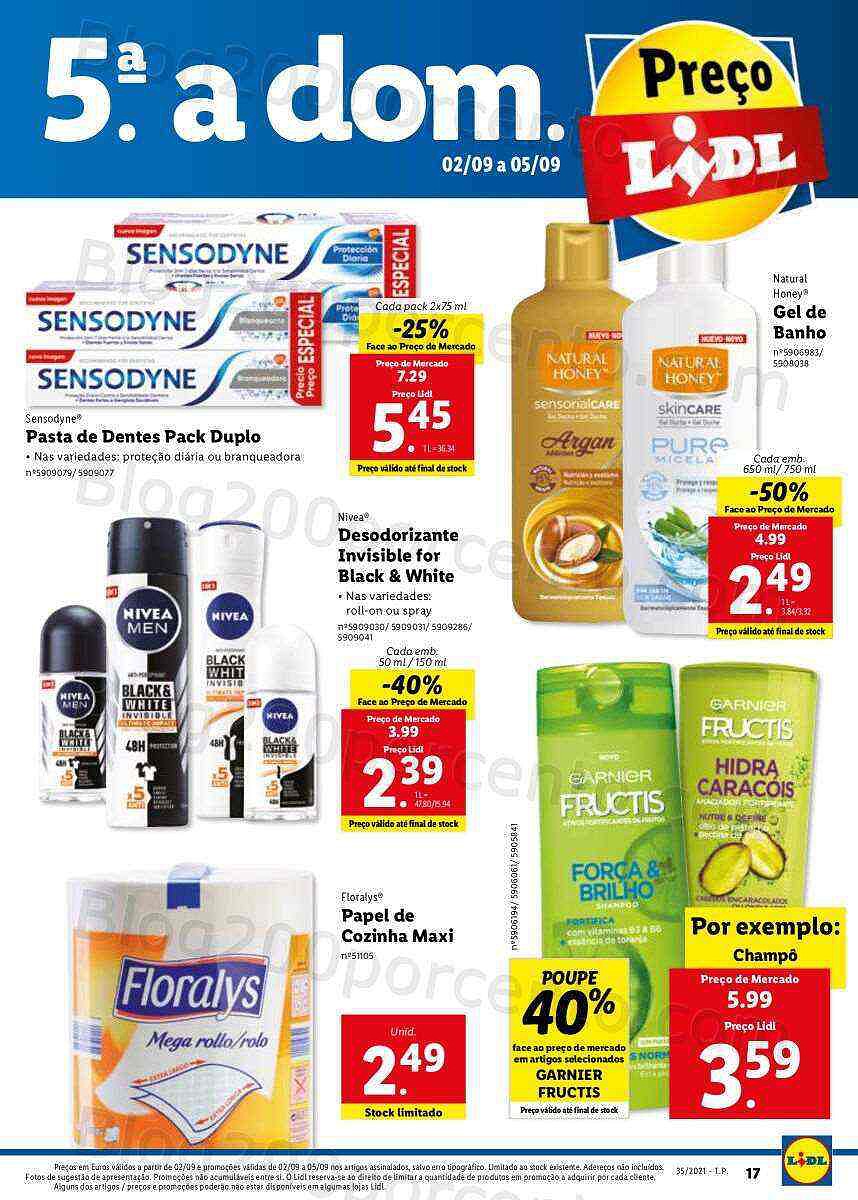 Antevisão Folheto LIDL 30 agosto a 5 setembro