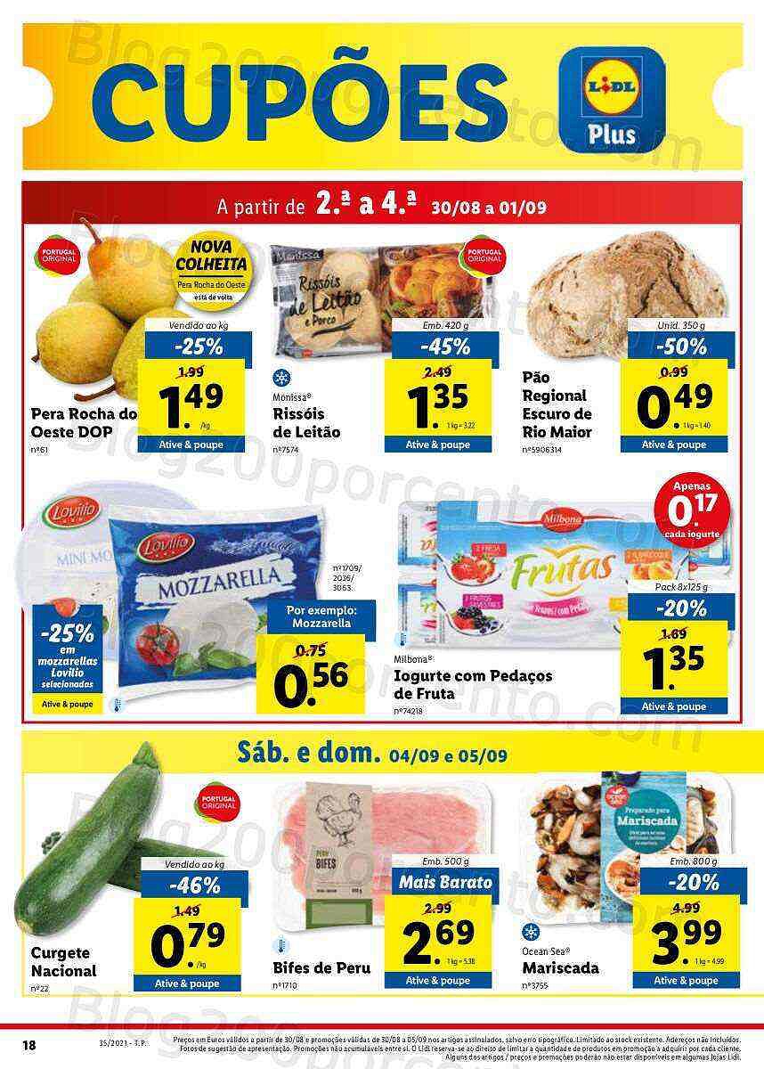 Antevisão Folheto LIDL 30 agosto a 5 setembro