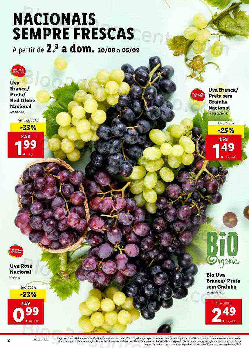 Antevisão Folheto LIDL 30 agosto a 5 setembro