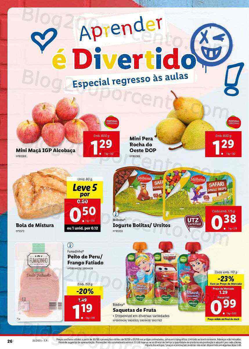 Antevisão Folheto LIDL 30 agosto a 5 setembro