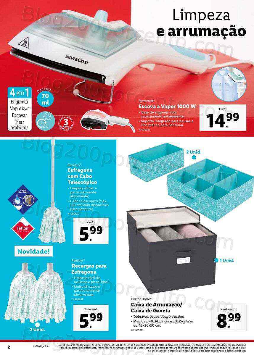 Antevisão Folheto LIDL 30 agosto a 5 setembro