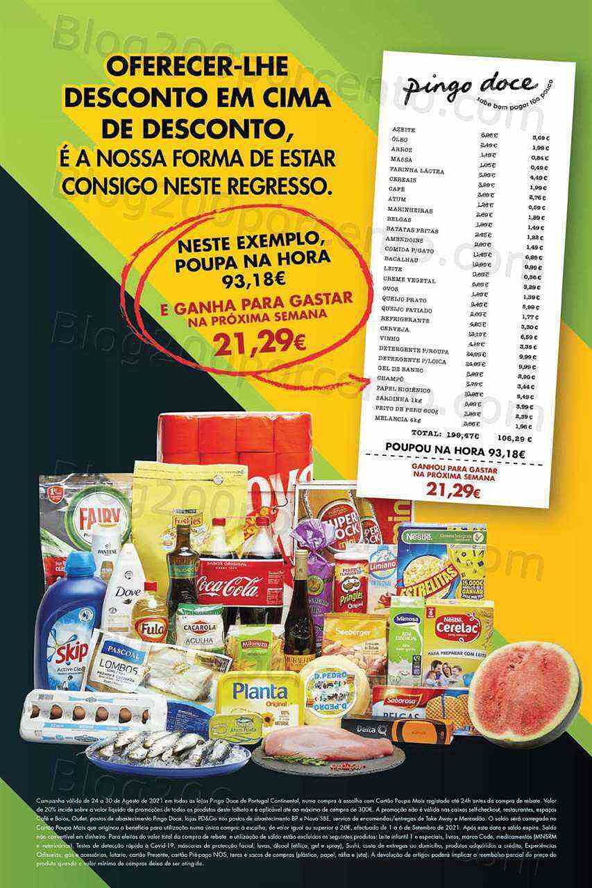 Folheto Pingo Doce Lojas Grandes 24 a 30 agosto