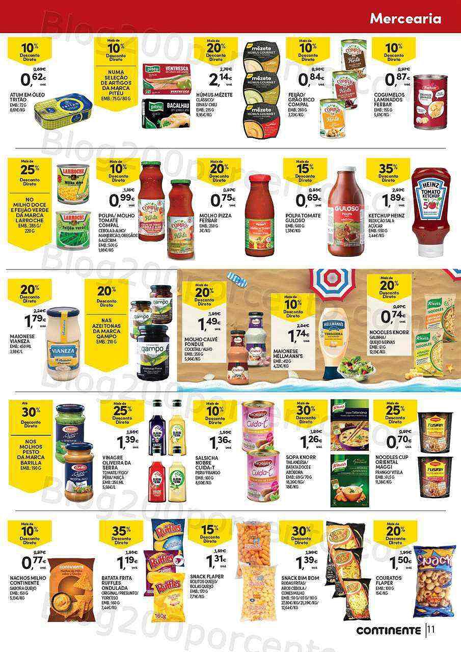 Antevisão Folheto Continente Açores