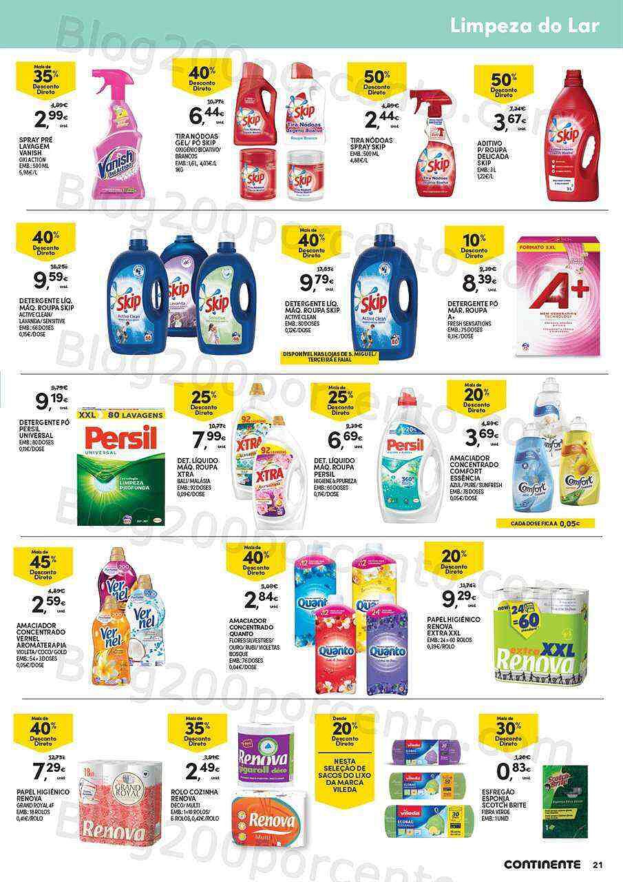 Antevisão Folheto Continente Açores