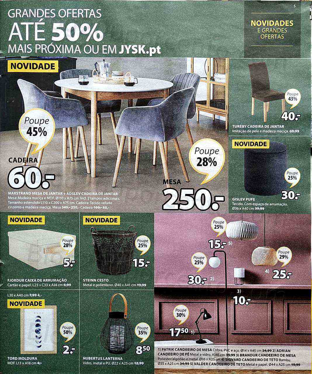 Jysk 26 agosto a 8 setembro