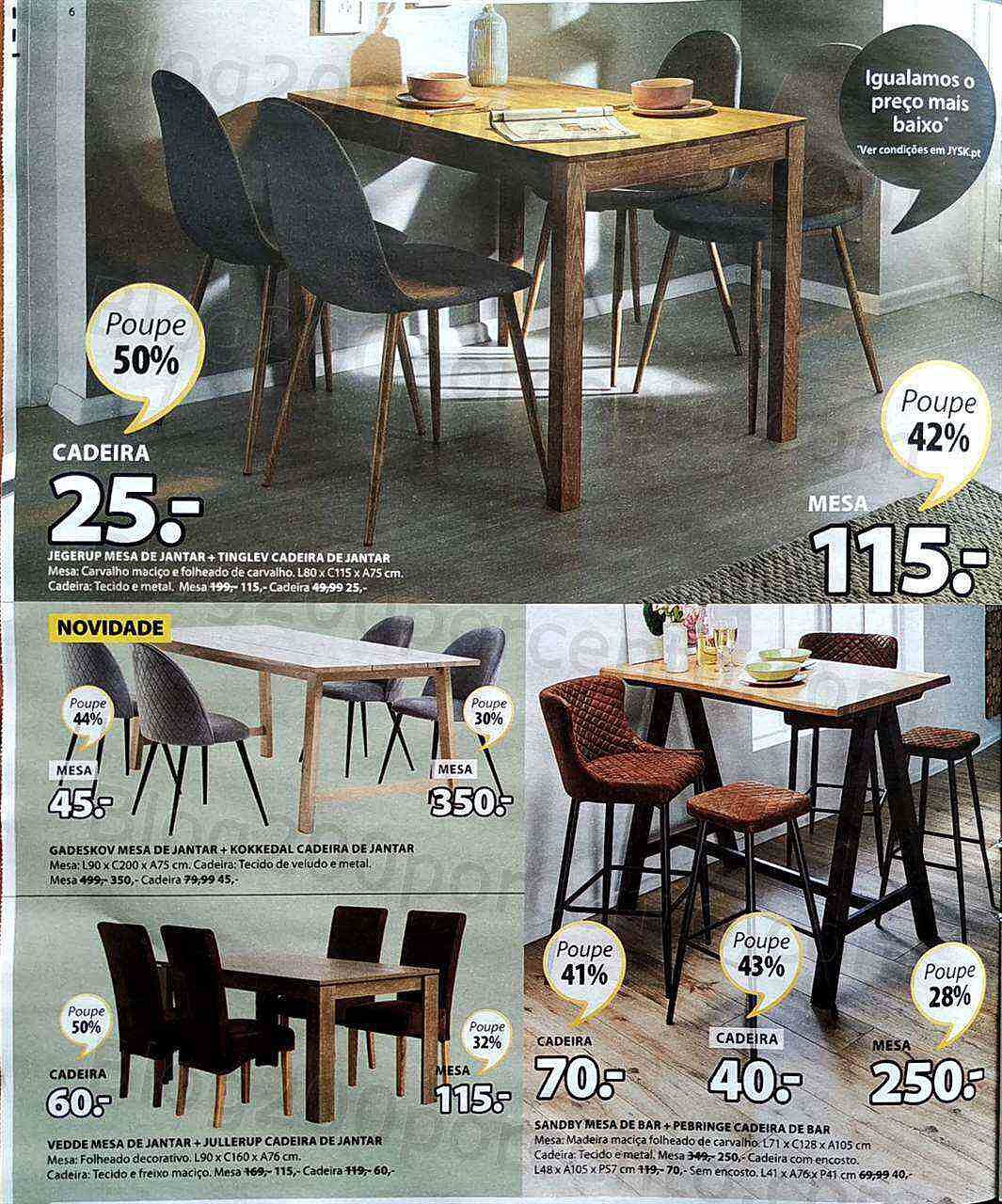 Jysk 26 agosto a 8 setembro