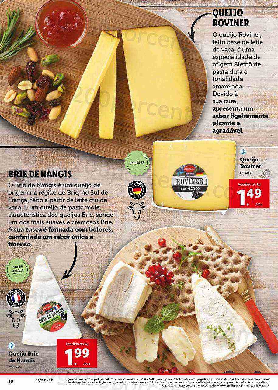 LIDL Especial Queijos do Mundo