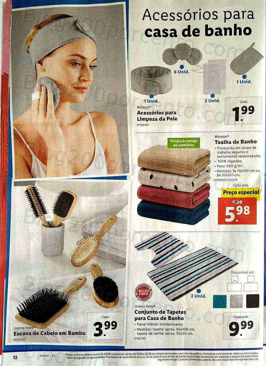 Antevisão Folheto Lidl  Promoções de 16 a 22 agosto