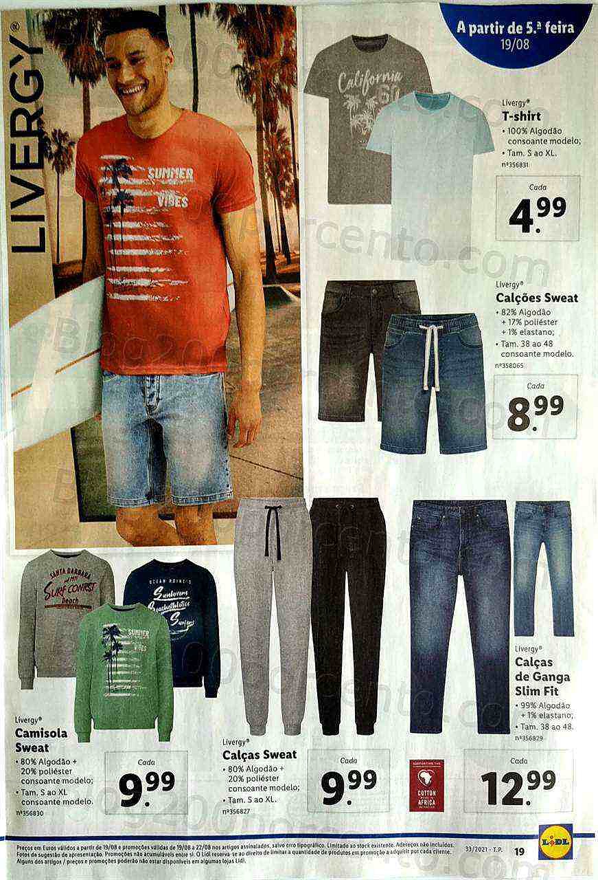 Antevisão Folheto Lidl  Promoções de 16 a 22 agosto